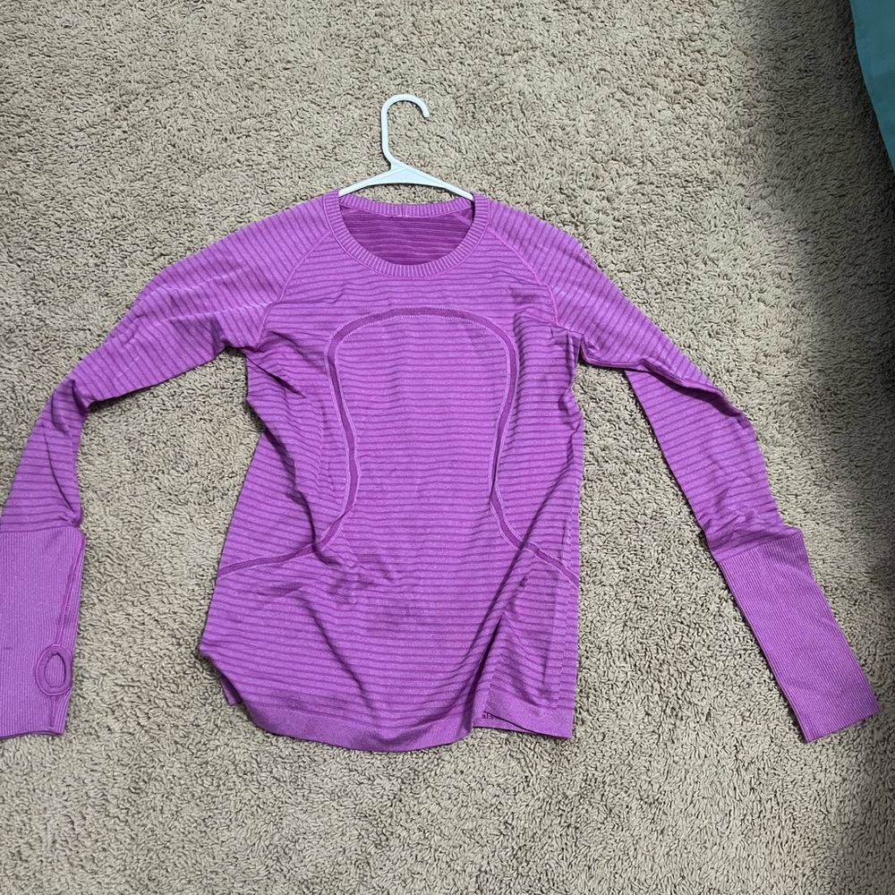 Lululemon pinkish purplish Swiftly Tech Long Sleeve Shirt 2.0